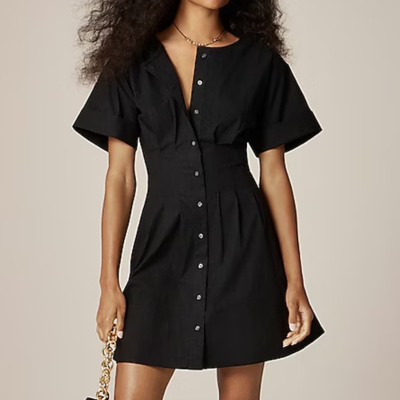 J. Crew Dresses & Skirts - J crew Wren mini shirt-dress in cotton-blend poplin